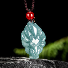 Natural Jade Pendant Fox Jadeite Pendant