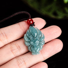 Natural Jade Pendant Fox Jadeite Pendant