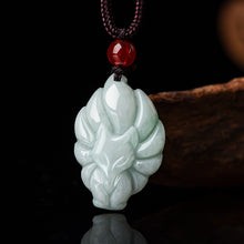 Natural Jade Pendant Fox Jadeite Pendant
