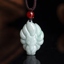 Natural Jade Pendant Fox Jadeite Pendant