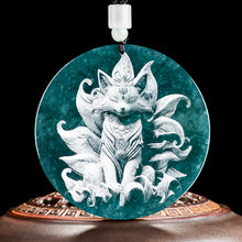 Natural Jade Pendant Fox Jadeite Pendant