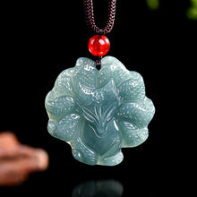 Natural Jade Pendant Fox Jadeite Pendant