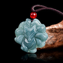 Natural Jade Pendant Fox Jadeite Pendant