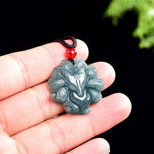 Natural Jade Pendant Fox Jadeite Pendant