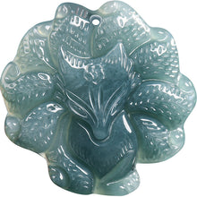 Natural Jade Pendant Fox Jadeite Pendant