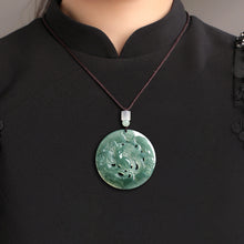 Natural Jade Pendant Fox Jadeite Pendant