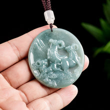 Natural Jade Pendant Goat Jadeite Pendant