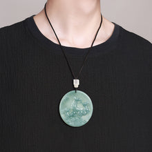 Natural Jade Pendant Goat Jadeite Pendant