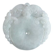 Natural Jade Pendant Goat Jadeite Pendant