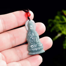 Natural Jade Pendant Guanyin Jadeite Pendant