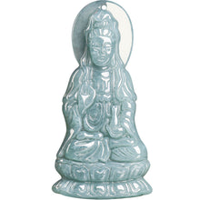 Natural Jade Pendant Guanyin Jadeite Pendant