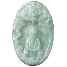 Natural Jade Pendant Guanyin Jadeite Pendant