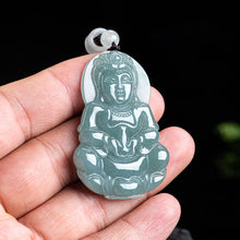 Natural Jade Pendant Guanyin Jadeite Pendant
