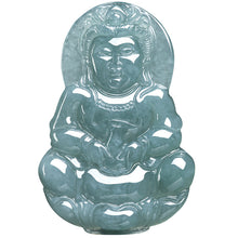 Natural Jade Pendant Guanyin Jadeite Pendant