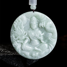 Natural Jade Pendant Guanyin Jadeite Pendant