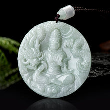 Natural Jade Pendant Guanyin Jadeite Pendant