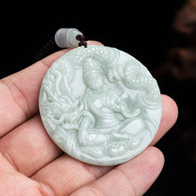 Natural Jade Pendant Guanyin Jadeite Pendant