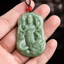 Natural Jade Pendant Guanyin Jadeite Pendant