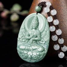 Natural Jade Pendant Guanyin Jadeite Pendant