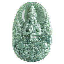 Natural Jade Pendant Guanyin Jadeite Pendant
