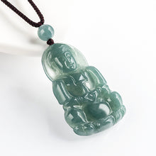 Natural Jade Pendant Guanyin Jadeite Pendant