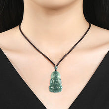 Natural Jade Pendant Guanyin Jadeite Pendant