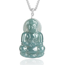 Natural Jade Pendant Guanyin Jadeite Pendant