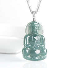 Natural Jade Pendant Guanyin Jadeite Pendant