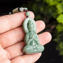 Natural Jade Pendant Guanyin Jadeite Pendant