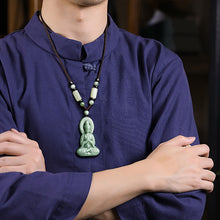 Natural Jade Pendant Guanyin Jadeite Pendant