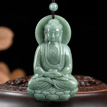 Natural Jade Pendant Guanyin Jadeite Pendant