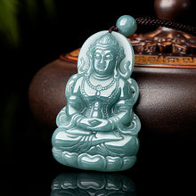 Natural Jade Pendant Guanyin Jadeite Pendant