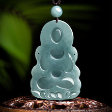 Natural Jade Pendant Guanyin Jadeite Pendant