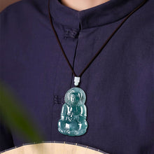 Natural Jade Pendant Guanyin Jadeite Pendant