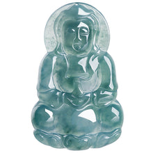 Natural Jade Pendant Guanyin Jadeite Pendant