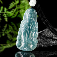 Natural Jade Pendant Guanyin Jadeite Pendant