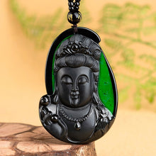 Natural Jade Pendant Guanyin Jadeite Pendant