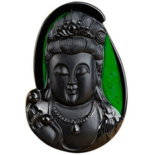 Natural Jade Pendant Guanyin Jadeite Pendant