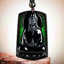 Natural Jade Pendant Guanyin Jadeite Pendant