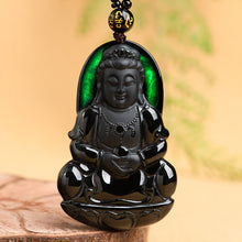 Natural Jade Pendant Guanyin Jadeite Pendant