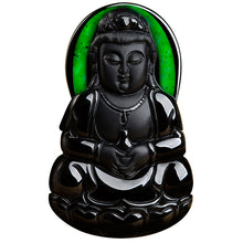 Natural Jade Pendant Guanyin Jadeite Pendant