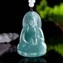 Natural Jade Pendant Guanyin Jadeite Pendant