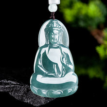 Natural Jade Pendant Guanyin Jadeite Pendant