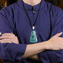 Natural Jade Pendant Guanyin Jadeite Pendant