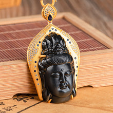 Natural Jade Pendant Guanyin Jadeite Pendant