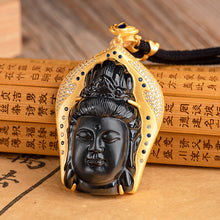Natural Jade Pendant Guanyin Jadeite Pendant