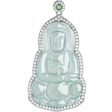 Natural Jade Pendant Guanyin Jadeite Pendant