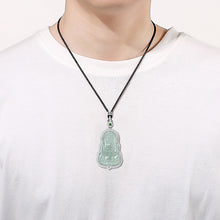 Natural Jade Pendant Guanyin Jadeite Pendant