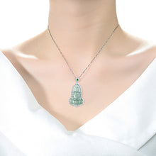 Natural Jade Pendant Guanyin Jadeite Pendant