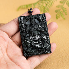 Natural Jade Pendant Guanyu Dragon Jadeite Pendant